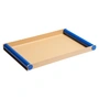 Design Letters - Ray Tray, Large, beige / cobalt blue
