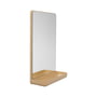 Design Letters - Hanging or standing mirror with shelf, beige