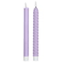 Design Letters - Cosy Forever LED candle, lilac (set of 2)