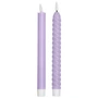 Design Letters - Cosy Forever LED candle, lilac (set of 2)