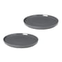 Blomus - Pilar Dessert plate, Ø 20 cm, pewter (set of 2)