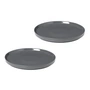 Blomus - Pilar Dessert plate, Ø 20 cm, pewter (set of 2)