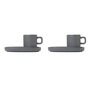Blomus - Pilar Espresso cup, pewter (4 pcs.)