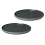 Blomus - Pilar Plate (flat), agave green (set of 2)