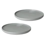 Blomus - Pilar Plate (flat), mirage gray (set of 2)