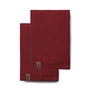 Humdakin - Organic cotton tea towel, 45 x 70 cm, maroon (set of 2)