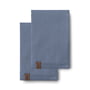 Humdakin - Organic cotton tea towel, 45 x 70 cm, blue stone (set of 2)