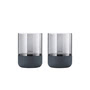 Blomus - Calma Wind light, Ø 7 cm, smoke / steel gray (set of 2)