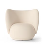 Ferm Living - Rico Lounge Chair, Wool Bouclé off-white