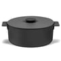 Serax - Surface Cast iron pot with lid, 5.5 liters, black