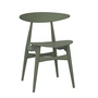 Carl Hansen - CH33T, beech soft olive green lacquered