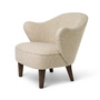 Audo - Ingeborg armchair, dark stained oak / beige (Sahco Zero 0001)