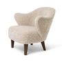 Audo - Ingeborg armchair, dark stained oak / Sheepskin Moonlight