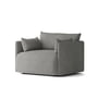 Audo - Offset armchair, dark gray ( Audo Bouclé 16)