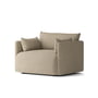 Audo - Offset armchair, beige ( Audo Bouclé 02)