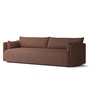 Audo - Offset Sofa , 3-seater, bordeaux ( Audo Bouclé 08)