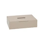 Nofred - Storage box with lid, 33.5 x 9 x 24 cm, beige
