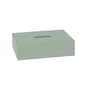 Nofred - Storage box with lid, 33.5 x 9 x 24 cm, olive green