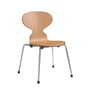 Fritz Hansen - Ant children's chair, chrome / oregon pine