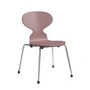 Fritz Hansen - Ant children's chair, chrome / wild rose