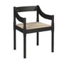 Fritz Hansen - Carimate Chair, black stained ash / natural paper cord