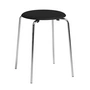Fritz Hansen - Dot Stool, veneer ash black / base chrome