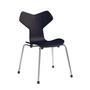 Fritz Hansen - Grand Prix children's chair, chrome / midnight blue