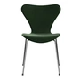 Fritz Hansen - Series 7 chair, upholstered, Belfast forest green, chrome