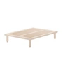OUT Objekte unserer Tage - Kaya Bed Small, 140 x 200 cm, ash waxed with white pigment