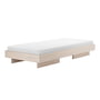 OUT Objekte unserer Tage - Zians Bed XSmall 90 x 200 cm, ash waxed with white pigment