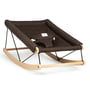 Nobodinoz - Growing Green Baby bouncer with cushion, leonie brown