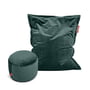 Fatboy - Original Slim Beanbag Velvet incl. Point Pouf Velvet, petrol