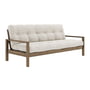 Karup Design - Knob Sofa bed 130 x 190 cm, pine carob brown / ivory (510)