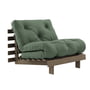 Karup Design - Roots Sleeping chair 90 cm, pine carob brown / olive green (756)
