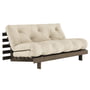 Karup Design - Roots Sofa bed, 160 x 200 cm, pine carob brown / beige (747)