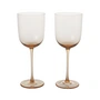 Ferm Living - Host Red wine glass, blush (set of 2)