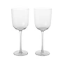 Ferm Living - Host Red wine glass, clear (set of 2)