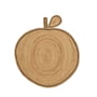 ferm Living - Jute rug braided, apple / natural