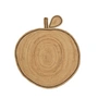 Ferm Living - Jute rug braided, apple / natural