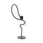 Ferm Living - Valse Candlestick tall, black