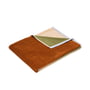 Hübsch Interior - Block Towel, large, green / brown / beige