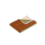 Hübsch Interior - Block Towel, small, green / brown / beige