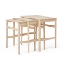 Carl Hansen - CH004 Nesting Tables, oak soaped (set of 3)