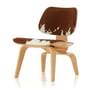 Vitra - LCW chair, natural ash, cowhide brown / white