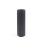 Nuuck - Lige ceramic vase Ø 6 x H 19 cm, charcoal black