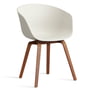 Hay - About A Chair AAC 22, walnut lacquered / melange cream 2. 0