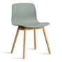 HAY - About A Chair AAC 12 , lacquered oak / fall green 2. 0 (plastic glides)
