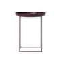 Norr11 - Duke Side table, Ø 45 x H 52 cm, lacquered maroon