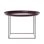 Norr11 - Duke Coffee table, h 45 x Ø 70 cm, lacquered maroon