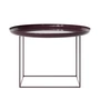 Norr11 - Duke Coffee table, h 45 x Ø 70 cm, lacquered maroon